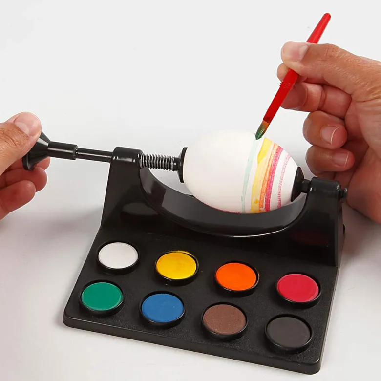 Egg Painting Set with Holder and Watercolors
