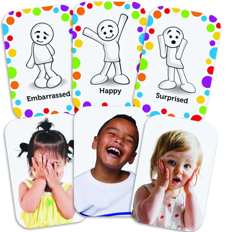 Explore Emotions and Body Language - Activity Set with Figures