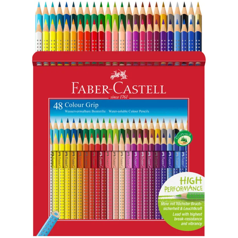Faber-Castell 48 Piece Grip Watercolor Pencils