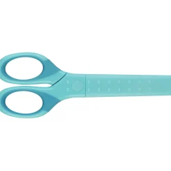 Faber-Castell Children's Scissors for Right and Left-Handed Use with Case - Turquoise
