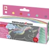 Faber-Castell EFA Sidewalk Chalk, 6 pcs – Unicorn Glitter