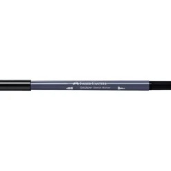 Faber-Castell Goldfaber Sketch Marker, Dual Tip with Thick and Fine Points - Black