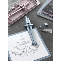 Faber-Castell Grip Compass Set - Sky Blue