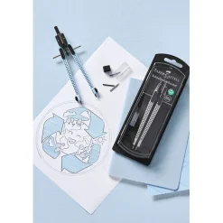 Faber-Castell Grip Compass Set - Sky Blue
