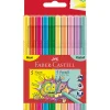 Faber-Castell Grip Markers, Neon and Pastel - Set of 10 Pieces