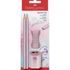 Faber-Castell 3-in-1 Sparkle Set, Rose