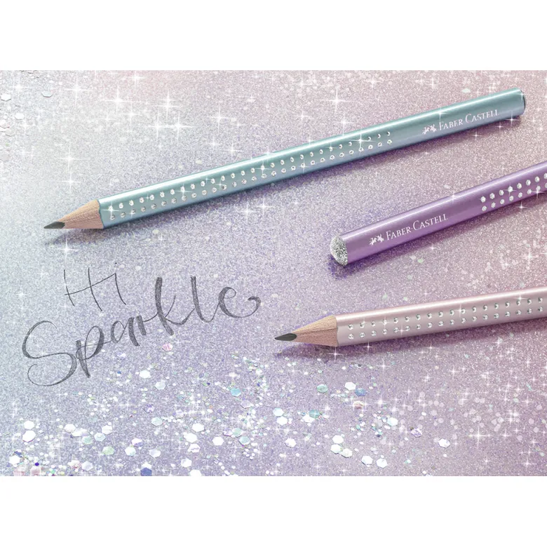 Faber-Castell, Jumbo Sparkle Pencil - Rose Metallic