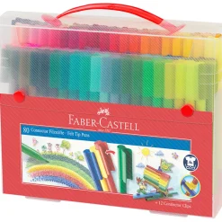 Faber-Castell, Markers with Connector in Suitcase - 80 pcs.