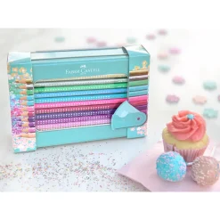Faber-Castell Sparkle, 20 Colored Pencils in Box + Sharpener