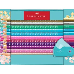 Faber-Castell Sparkle, 20 Colored Pencils in Box + Sharpener