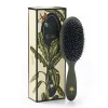 Fan Palm Hairbrush, Jungle - Medium Army Green