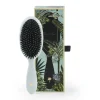 Fan Palm Hairbrush, Maldives - Medium Light Blue Glitter