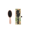 Fan Palm Hairbrush, Medium – Beach Rose Wet Brush, Pink with Glitter