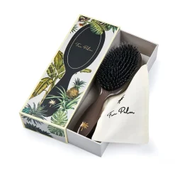 Fan Palm Hairbrush, Mink - Medium