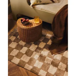ferm Living Area Rug, Mara Washable Rug, Tan/Warm Sand - 80 x 150 cm