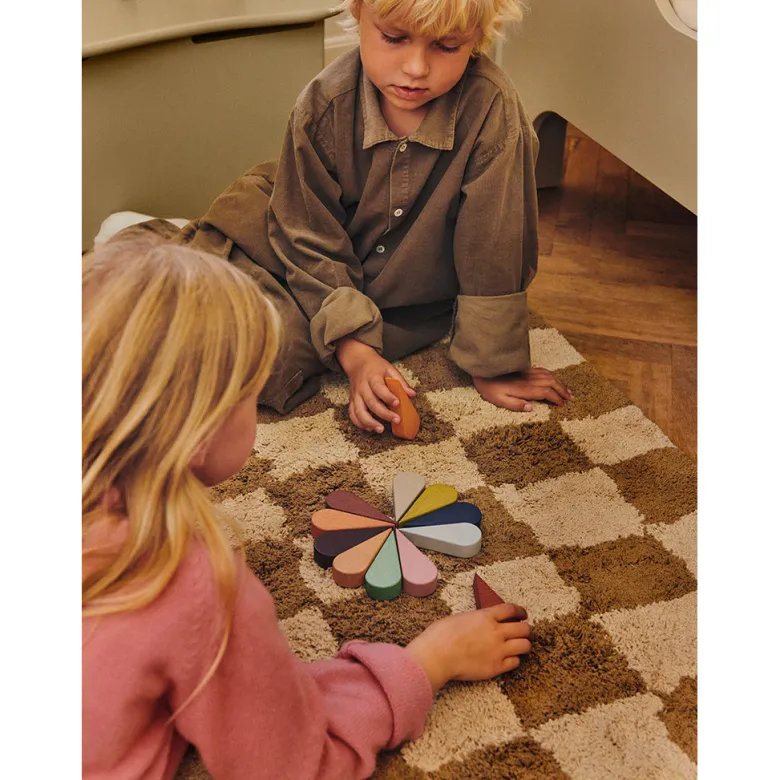 ferm Living Area Rug, Mara Washable Rug, Tan/Warm Sand - 80 x 150 cm