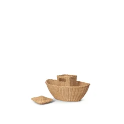 ferm Living Braided Rattan Basket, Braided Ark