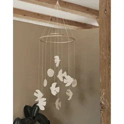ferm Living Felt Mobile, Swif Bird Mobile - Undyed