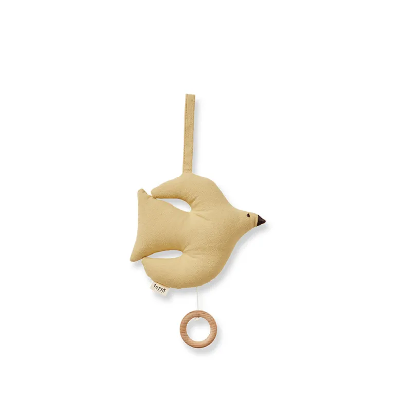 ferm Living Music Box, Swif Bird - Silver Fern