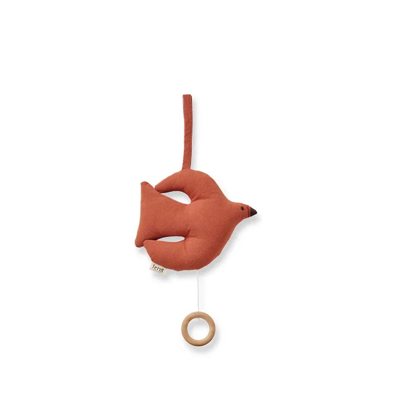 ferm Living Music Box, Swif Bird - Baked Clay