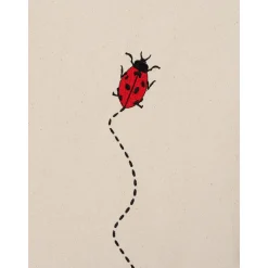 ferm Living Play Tent, Ladybird Embroidery