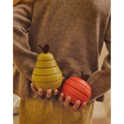 ferm Living Stackable Figures, Apple and Pear Set
