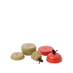 ferm Living Stackable Figures, Apple and Pear Set