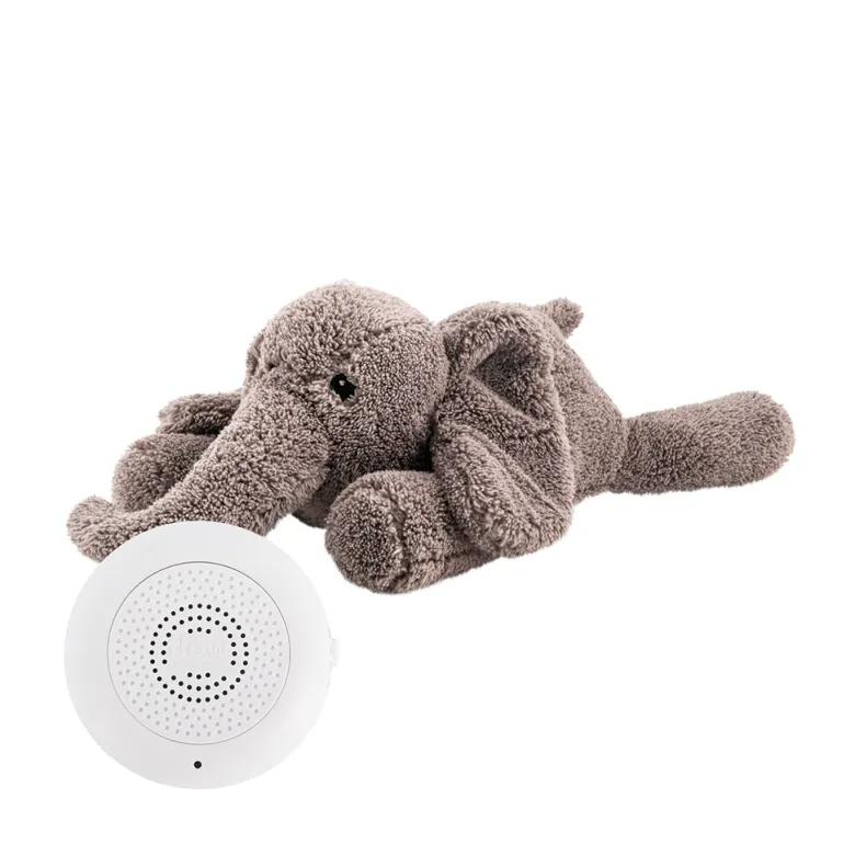 Flow Amsterdam Heartbeat Plush, George Elephant - Grey