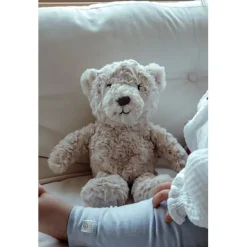 Flow Amsterdam Heartbeat Sound Plush Toy with Rechargeable Battery, Lou - Beige
