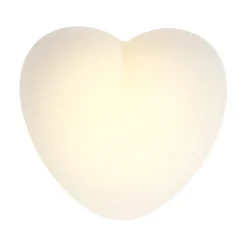 Flow Amsterdam Ruby Heart Night Lamp, Warm Gray
