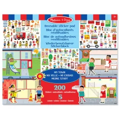 Foam Stickers, Reusable - My Town