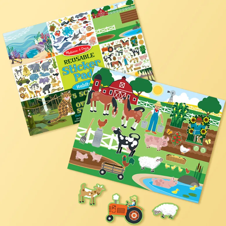 Foam Stickers, Reusable - My Habitat