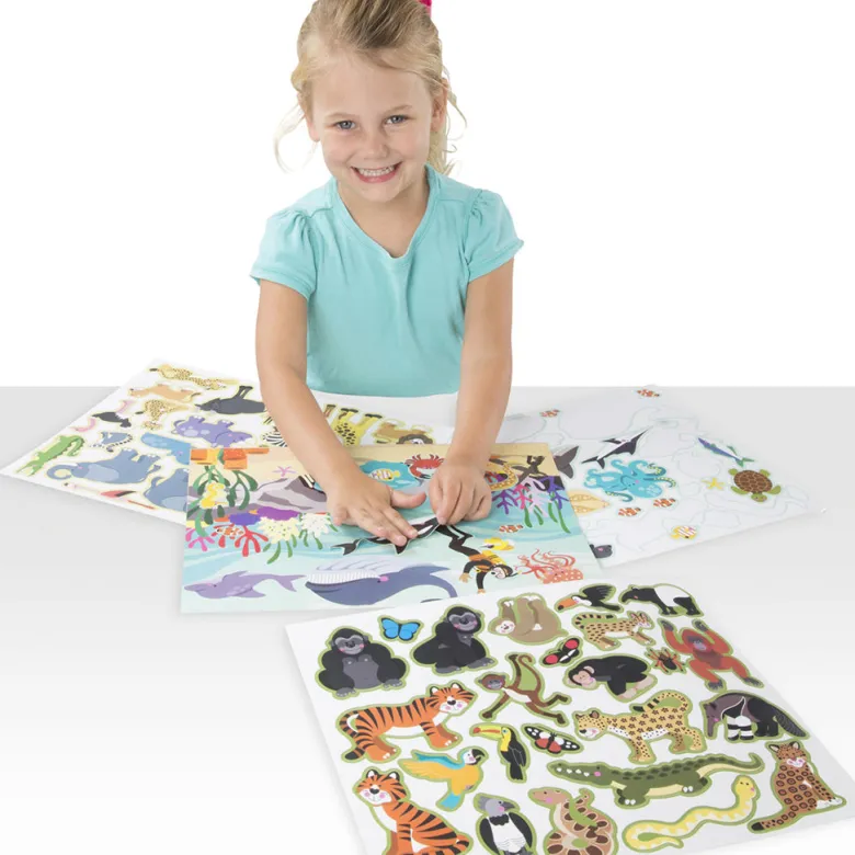 Foam Stickers, Reusable - My Habitat