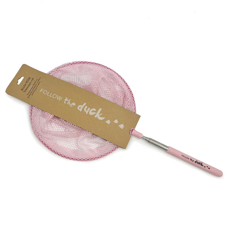 Follow the Duck, Telescopic Fishing Net - Soft Pink