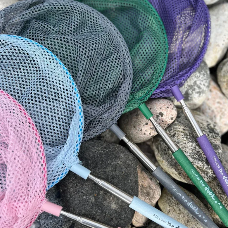 Follow the Duck, Telescopic Fishing Net - Soft Pink