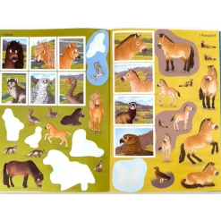 Forlaget Bolden, Nature's World – with Stickers – Horses, Ponies, and Other Animals
