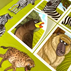 Forlaget Bolden, Nature's World – with Stickers – Atlas of the World's Animals