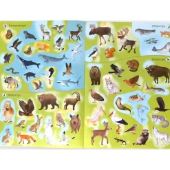Forlaget Bolden, Nature's World – with Stickers – Atlas of the World's Animals