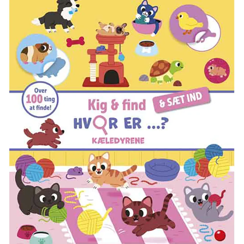 Forlaget Bolden Sticker Book: Look, Find, and Place – Pets