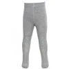 GoBabyGo Crawling Tights with Non-Slip Rubber Pads, Grey Melange