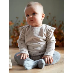 GoBabyGo Crawling Tights with Grips, Navy Blue