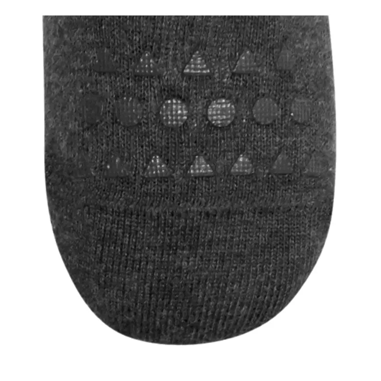 GoBabyGo Crawling Tights with Rubber Grips, Dark Grey Melange