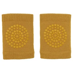 GoBabyGo Knee Pads with Rubber Dots, Mustard