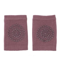 GoBabyGo Knee Pads with Rubber Dots, Misty Plum