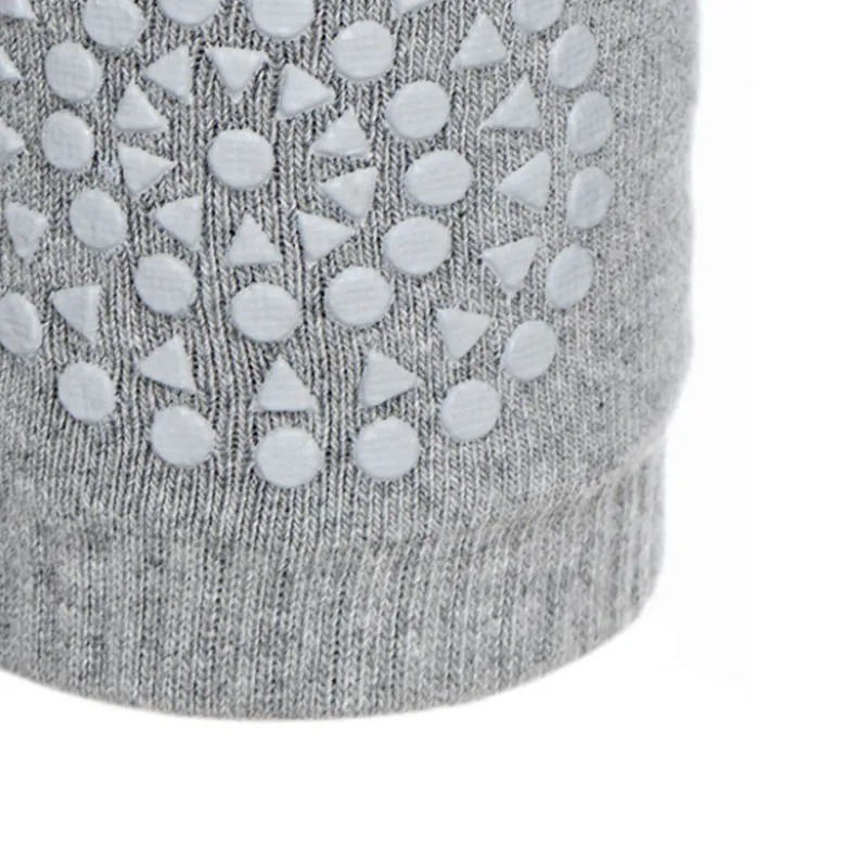 GoBabyGo Knee Protectors with Non-Slip Grips, Grey Melange