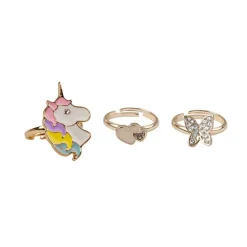 Great Pretenders, 3 Rings - Heart, Unicorn, and Butterfly