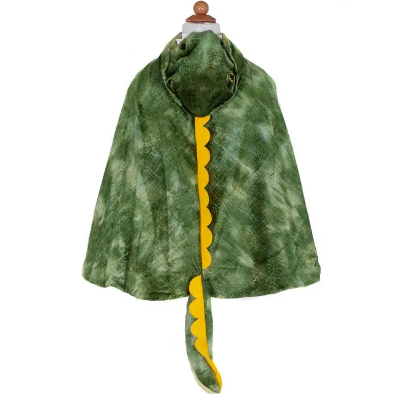 Great Pretenders Animal Costume, T-Rex Dinosaur Cape with Hood - Size 4-5 Years