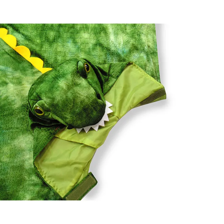 Great Pretenders Animal Costume, T-Rex Dinosaur Cape with Hood - Size 4-5 Years