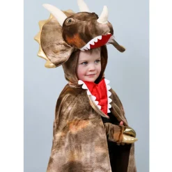 Great Pretenders Animal Costume, Grandasaurus Triceratops Cape with Claws - Size 4-6 Years