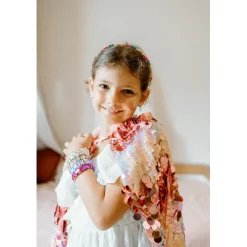 Great Pretenders Cape, The 5th Avenue Sequin Cape, Pink - Size 4-6 Years